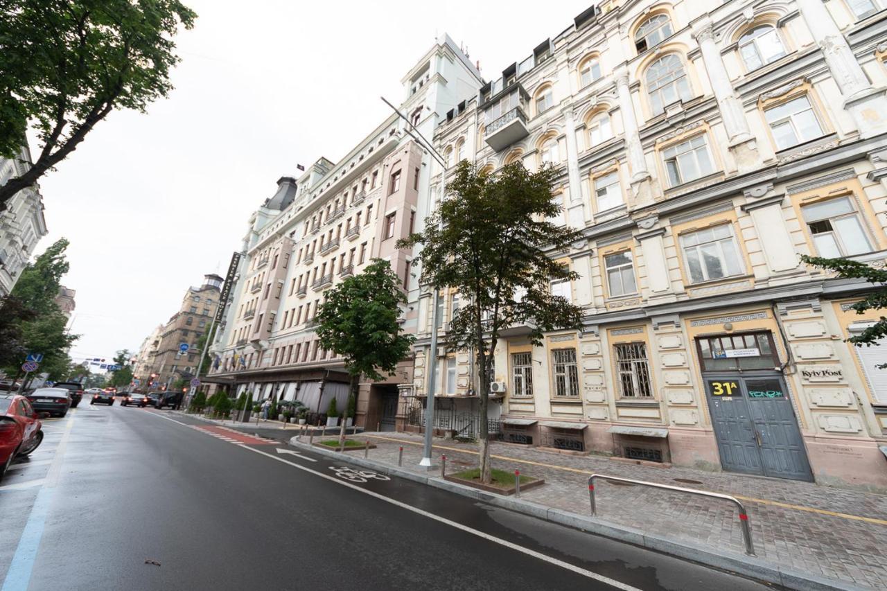 Luxury Beatiful Apartment On Pyshkinska Street Kiew Exterior foto